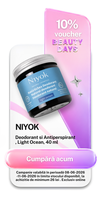 Promotie cu 10% voucher aplicat in cos la Niyok Beauty Days
