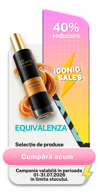 Iconic Sales cu reducere 40% la Equivalenza