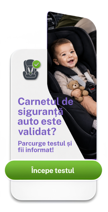 Siguranta copilului incepe cu scaunul auto potrivit