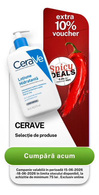 Promotie cu 10% voucher aplicat in cos la Cerave - Spicy Deals