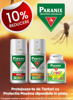 10% reducere la  Paranix