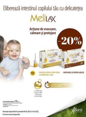 20% reducere la Melilax