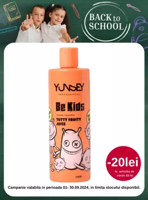 Back to School cu 20 lei reducere la Yunsey