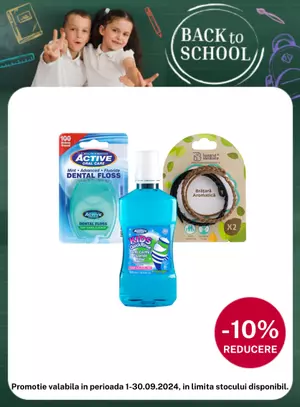 Back to School cu reducere 10% la Beauty Formulas