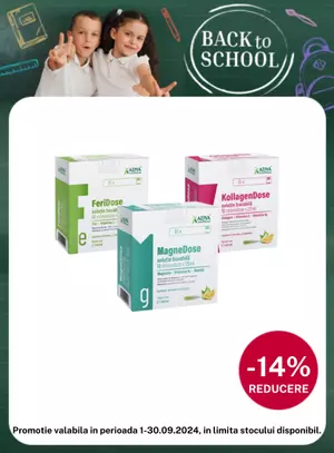 Back to School cu reducere 14% la Adya Green