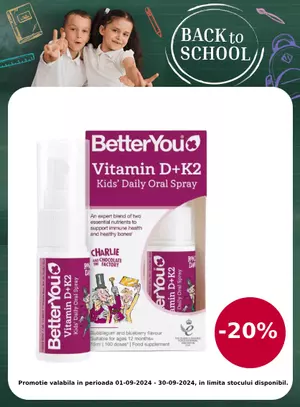 Back to School cu reducere 20% la BetterYou