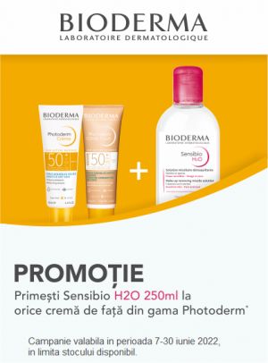 Bioderma cu produs promotional
