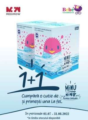 Campanie cu produs promotional  Minunino Synbio Orsalts 10 plicuri
