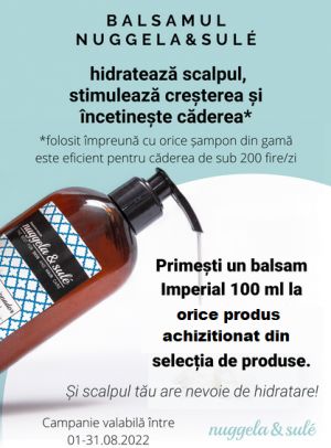 Campanie cu produs promotional Nuggela Balsam de par Imperial Supreme 100 ml