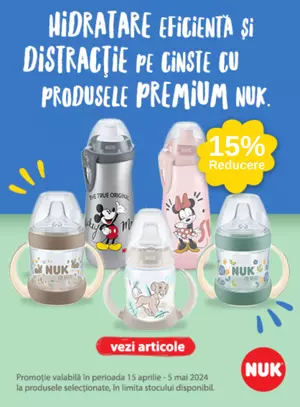 Egg-citing Sales cu reducere 15% la Nuk