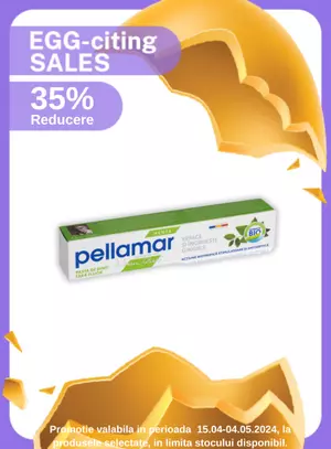 Egg-citing Sales cu reducere 35% la Pellamar
