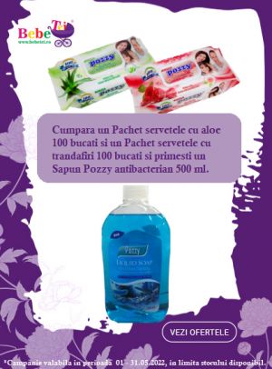produs promotional Pozzy Sapun lichid Antibacterian 500 ml