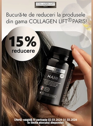 Promotie cu 15% reducere la Collagen Lift