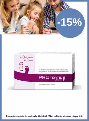 Promotie cu 15% reducere la Profertil 