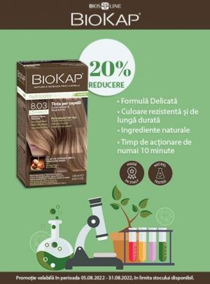 Promotie cu 20% reducere la Biokap
