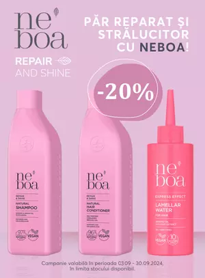 Promotie cu 20% reducere la Neboa