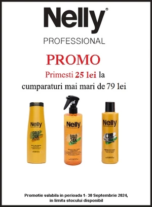 Promotie cu 25 Lei reducere la Nelly Professional