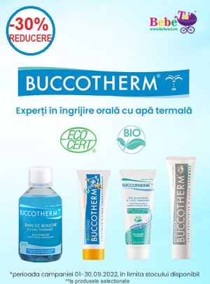 Promotie cu 30% reducere la Buccotherm