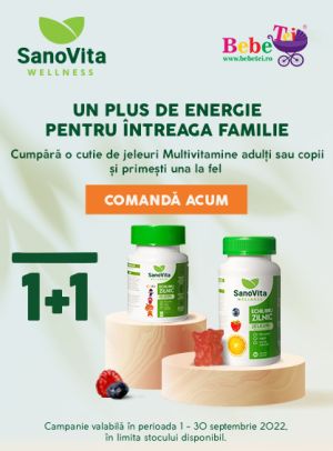 Promotie cu produs promotional jeleuri Sanovita