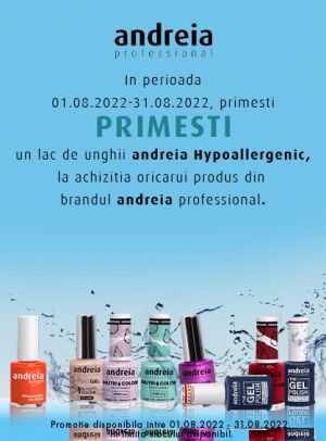 Promotie cu produs promotional la Andreia