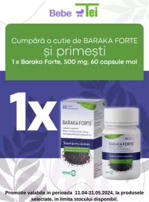 Promotie cu produs promotional la Baraka Forte