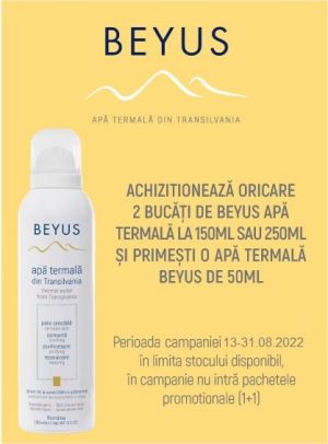 Promotie cu produs promotional la Beyus