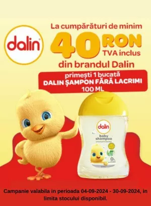 Promotie cu produs promotional la Dalin