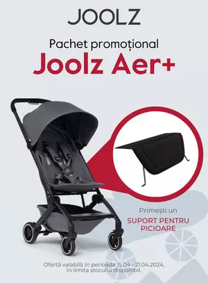 Promotie cu produs promotional la Joolz Aer+