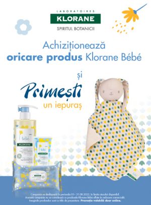 Promotie cu produs promotional la Klorane Bebe