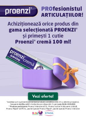 Promotie cu produs promotional la Proenzi