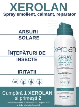 Promotie cu produs promotional la Xerolan Spray