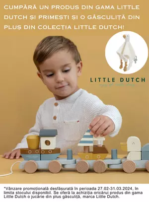 Promotie cu produs Promotional Little Dutch