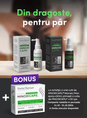 Promotie cu produs promotional Minoxicapil