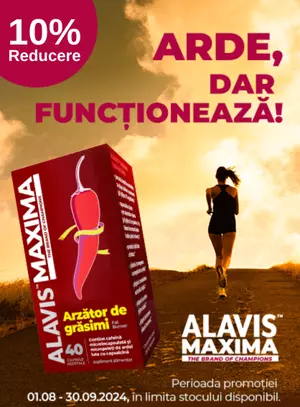 Promotie cu reducere 10% la Fat Burner Alavis Maxim