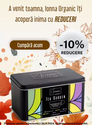 Promotie cu reducere 10% la Ionna Organic