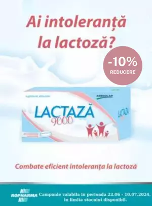Promotie cu reducere 10% la Lactaza
