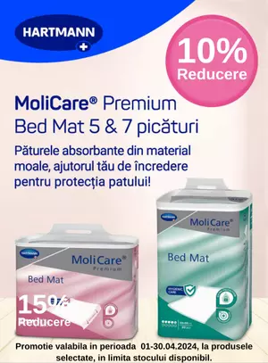 Promotie cu reducere 10% la Molicare Premium Bed Mat