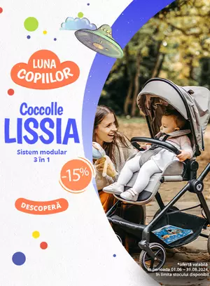 Promotie cu reducere 15% la Coccolle Lissia