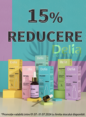 Promotie cu reducere 15% la Delia