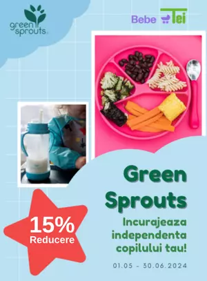 Promotie cu reducere 15% la Green Sprouts