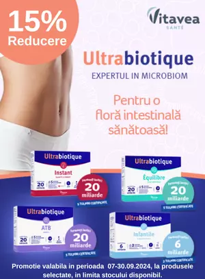 Promotie cu reducere 15% la Ultrabiotique