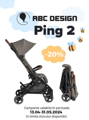 Promotie cu reducere 20% la ABC Design Ping2