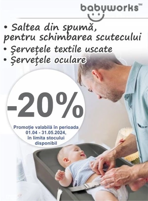 Promotie cu reducere 20% la Baby Works