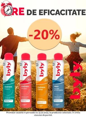 Promotie cu reducere 20% la Byly