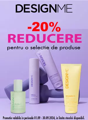 Promotie cu reducere 20% la Design Me