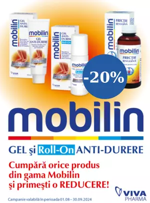 Promotie cu reducere 20% la Mobilin