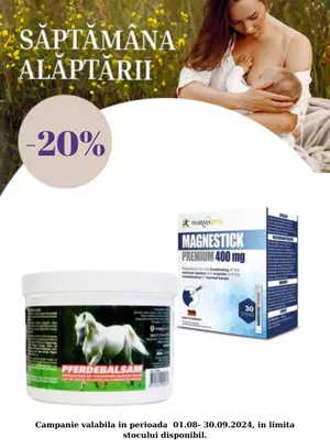 Promotie cu reducere 20% la PharmaVital