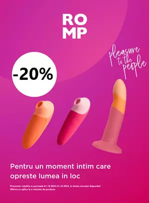 Promotie cu reducere 20% la ROMP