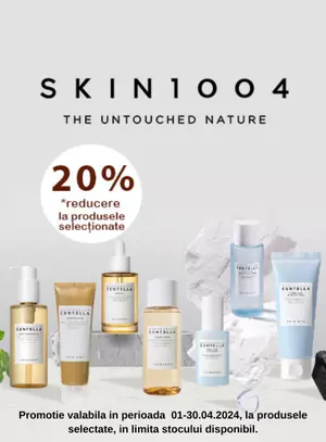 Promotie cu reducere 20% la Skin1004