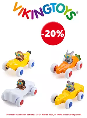 Promotie cu reducere 20% la Viking Toys